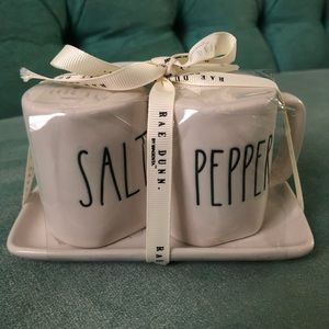 Rae Dunn salt and pepper shakers Nwt